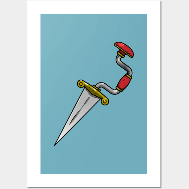 Dagger of Backstabbing +5 Betrayal Wall Art by jacisjake